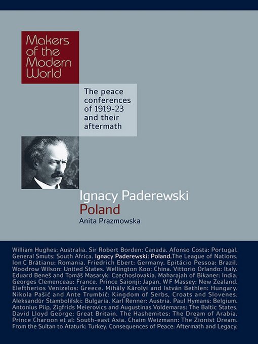 Cover image for Ignacy Paderewski
